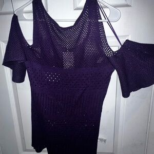 Candie's Deep Purple Knit Sweater